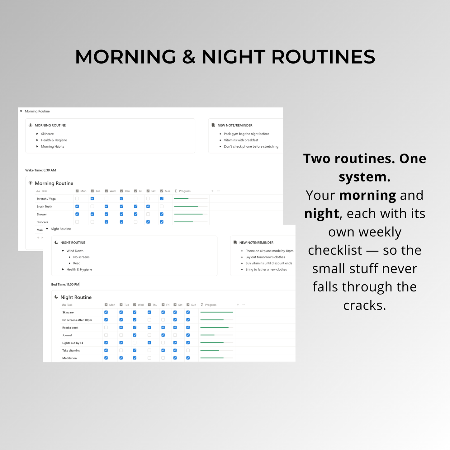 Habit Tracker — Notion Template